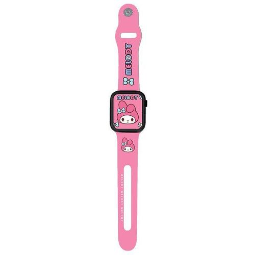 Kawaii Kuromi Silicone Strap For Watch 40mm 44mm 41mm 45mm For Iwatch 4/5/6/se/7/8 Ultra Band Belt Bracelet Iwatch Series
