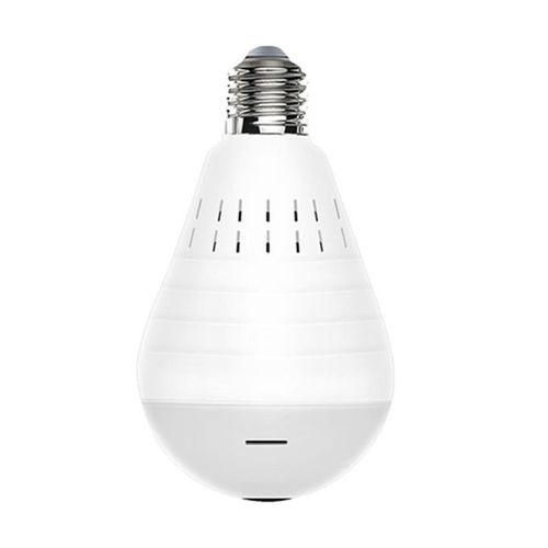 WiFi Wireless Panoramic Fisheye LED Light Bulb Light Spy Camera