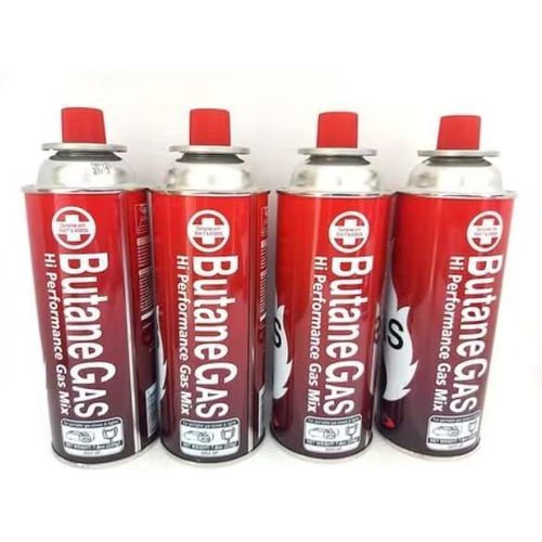 Butane Gas 4 Pieces Compo Set - Red