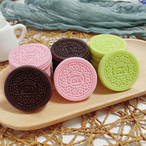 Simulation Oreo Cookies Cake Artificial Food Model Children Photography Prop Bakery Play Toys