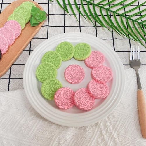Simulation Oreo Cookies Cake Artificial Food Model Children Photography Prop Bakery Play Toys