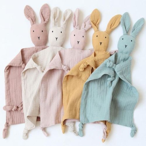 Soft Newborn Baby Sleeping Dolls Cartoon Kids Sleep Toy Soothe Appease Teether Towel Cotton Comforting Towels Shower Gif