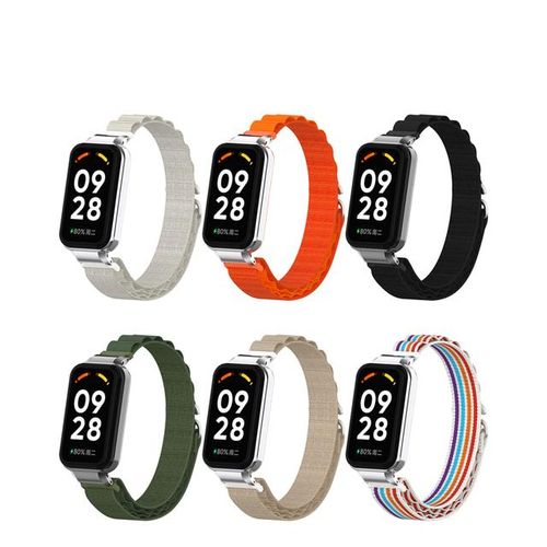 Nylon Watchband Strap For Redmi Band 2 / Mi Band 8 Active Watchstrap Wrist Loop Bracelet For Redmi Band2 Breathable Belt