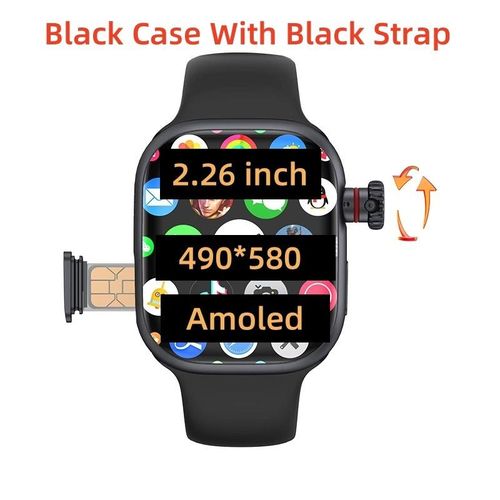 CD99 Cellular Card Version Smart Watch 4GB RAM AMOLED Wifi GPS 128GB ROM Position APP Download Bluetooth Men Women Wireless 2024