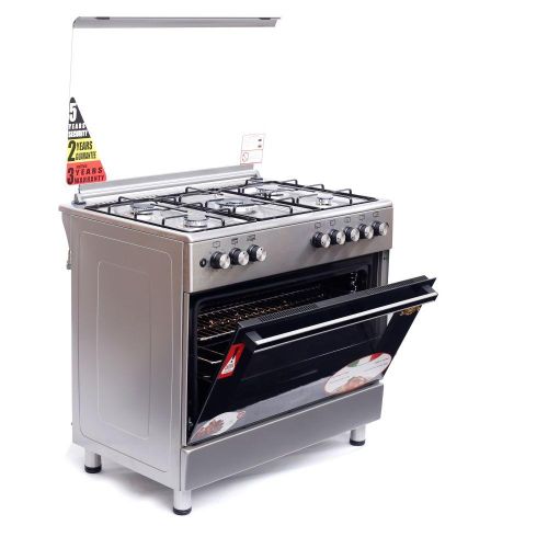 Blueflame ET905GFR - 90cm * 90cm Full Gas Cooker - Stainless Steel &ndash; (3YR WRNTY)
