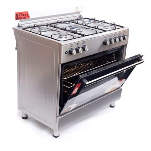 Blueflame ET905GFR - 90cm * 90cm Full Gas Cooker - Stainless Steel – (3YR WRNTY)