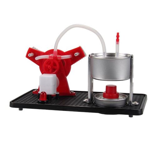 Mini Plastic Steam Engine DIY Kits Physical Science Toy Conversion of Heat Energy to Mechanical Work Engine Model For Kids
