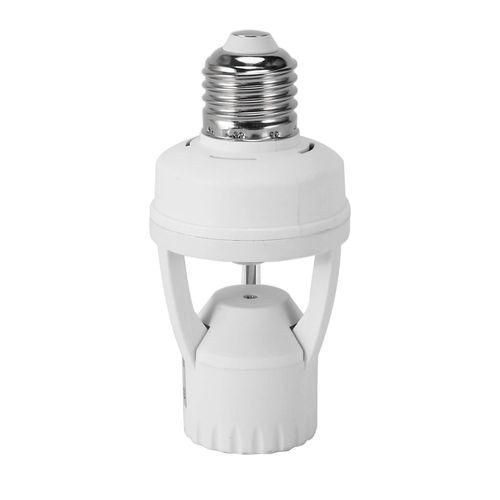 AC 110-220V 360 Degrees Pir Induction Motion Sensor IR Infrared Human E27 Plug Socket Switch Base Led Bulb Lamp Holder NO5115