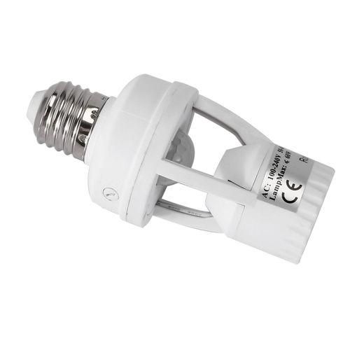 AC 110-220V 360 Degrees Pir Induction Motion Sensor IR Infrared Human E27 Plug Socket Switch Base Led Bulb Lamp Holder NO5115