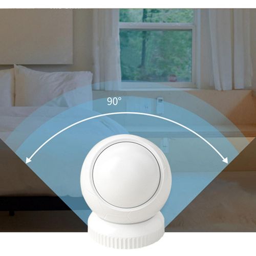 WiFi PIR Motion Sensor 26 Feet Detect with Magnet for Home Alarm