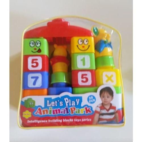 28 Pieces  Kids Colourful Educational Building Blocks