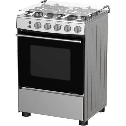 Hisense 60x60 4 Burners Gas Cooker HFG60121X - Stainless Steel 3 Years Warranty