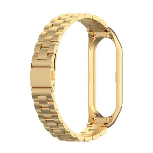 Pulsera De Metal Dorado De Acero Inoxidable Para Mi Band 6 Y 5 Accesorios De Pulsera Correa Para Mi Band 5 Hombre Y Mujer