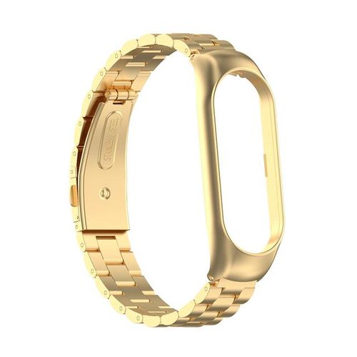Pulsera De Metal Dorado De Acero Inoxidable Para Mi Band 6 Y 5 Accesorios De Pulsera Correa Para Mi Band 5 Hombre Y Mujer