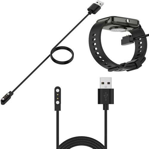 1m High Quality 2pin Usb Magnetic Charger Charging Cable For Realme Watch3 Smart Watch Smart Bracelet Wristwatch Replacement