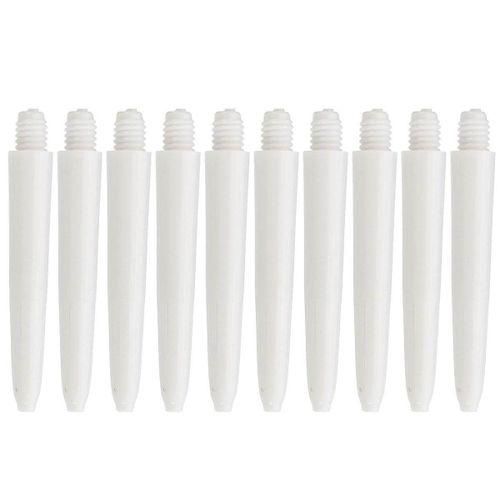 New 10PCs 10x Replacement Nylon Darts Stems Shafts Set Length 35mm White