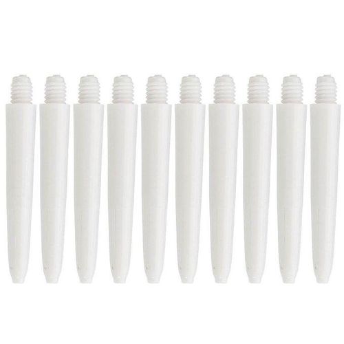 New 10PCs 10x Replacement Nylon Darts Stems Shafts Set Length 35mm White