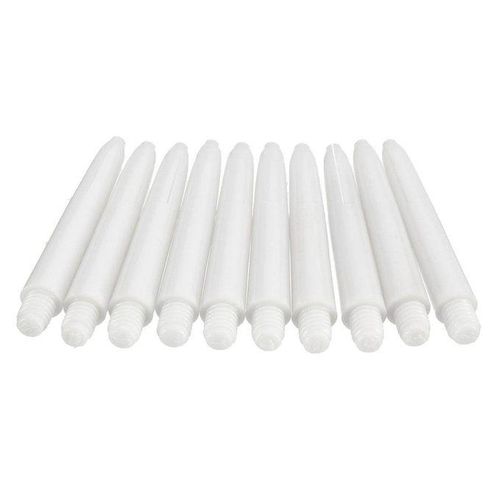 New 10PCs 10x Replacement Nylon Darts Stems Shafts Set Length 35mm White