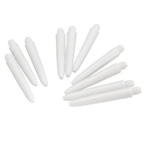 New 10PCs 10x Replacement Nylon Darts Stems Shafts Set Length 35mm White