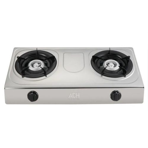 ADH Double Burner Gas Stove &ndash; Silver