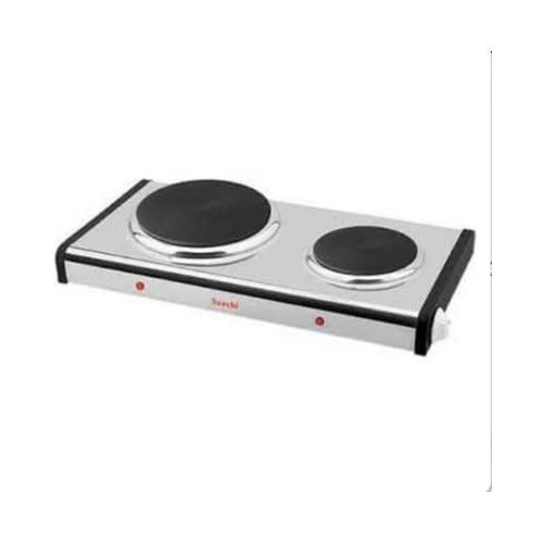 Other Double Electric Hot Plate Solid -  Silver