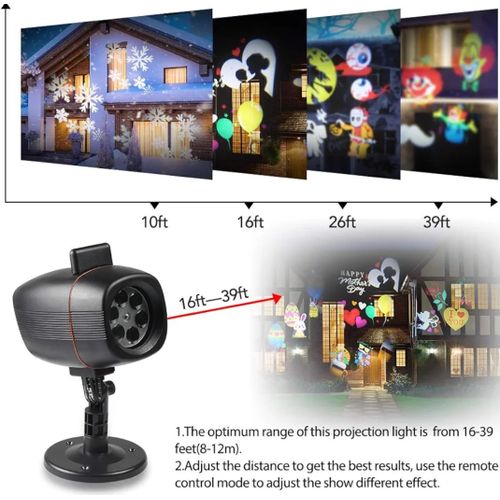 LED 3D Animation Projection Lamp For Outdoor Indoor