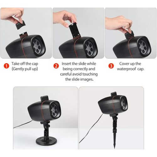 LED 3D Animation Projection Lamp For Outdoor Indoor