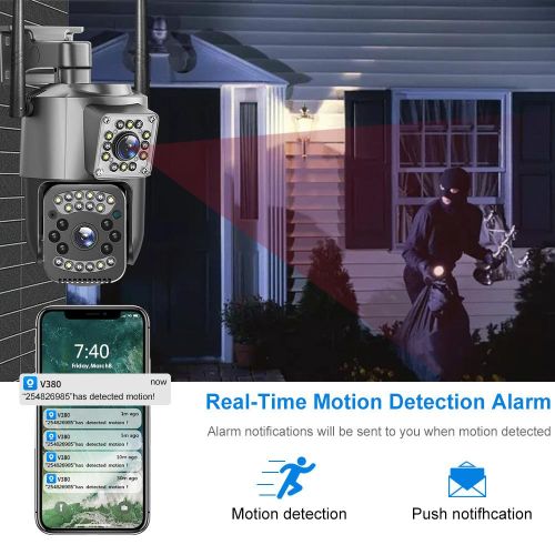 Outdoor camera waterproof 8MP 4k ip67 High Speed PTZ Outdoor Camera CCTV Security Wireless Motion Detection 4MP Network Camera