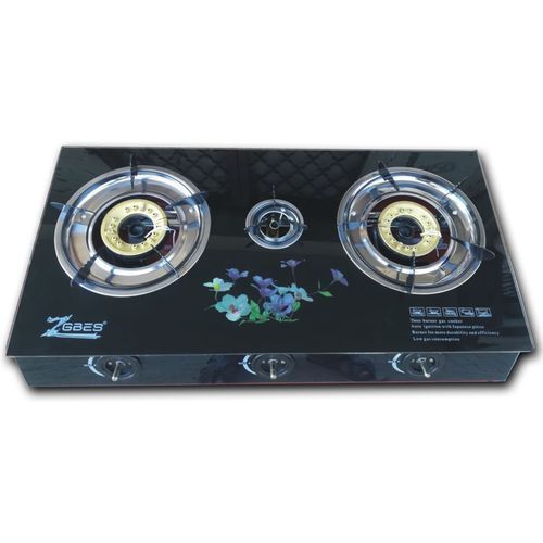 Tripple Gas Cooker- Black