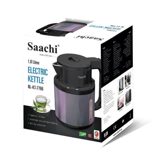 Saachi 1.8 Litres Of Water Milk Boiling Electic Kettle Flask Pot Serving Jar Rapid Boil System- Multicolor