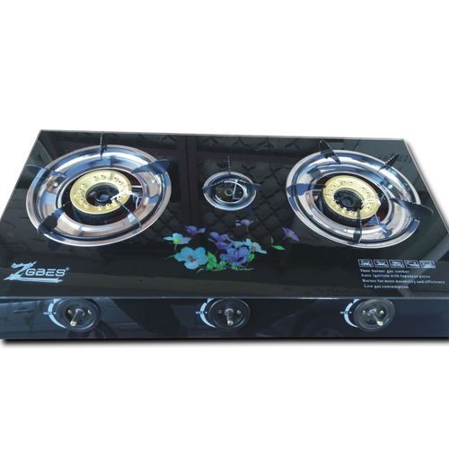 Tripple Gas Cooker- Black