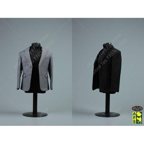 AFS 1/6 Men Western Style Clothes Business Attire Jacket Casual Vest Straight Leg Pants For 12'' Action Figure Body