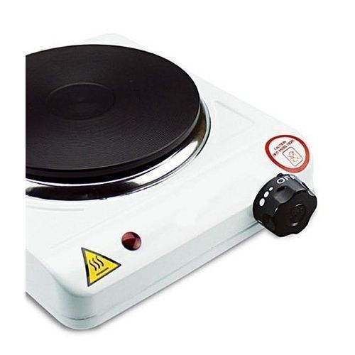 Single Hot Plate, 1000w  - White