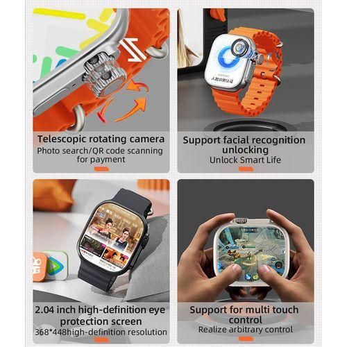 New 5G Cellular SIM Card Smartwatch Comes With 180° rotating camera.