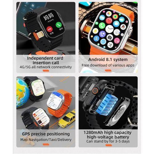 New 5G Cellular SIM Card Smartwatch Comes With 180° rotating camera.