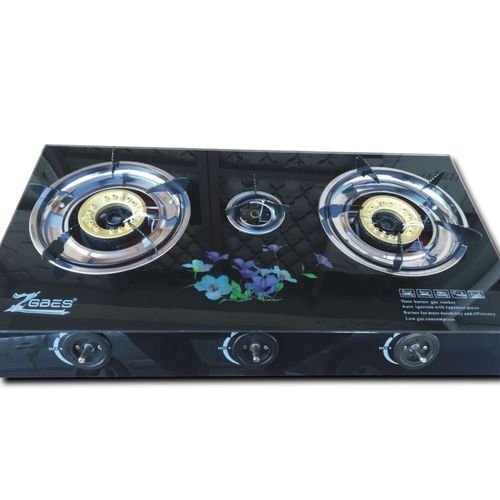 Besse Tripple Gas Cooker- Black