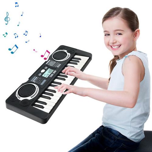 1PC Kids Piano Keyboard, 37 Keys Electronic Piano for Kids Portable Multi-Function Musical Instruments Birthday Toys for 3+