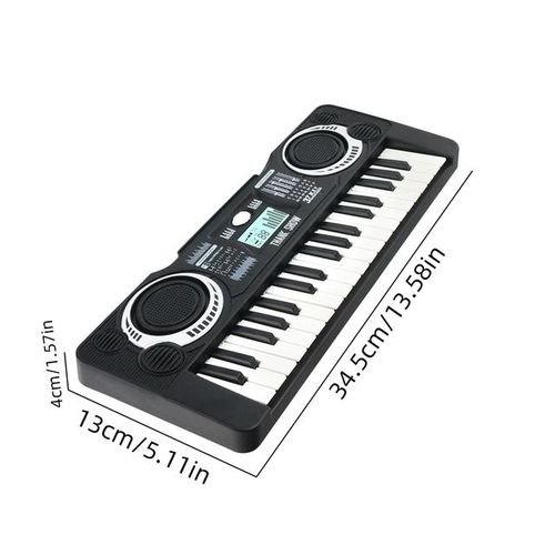 1PC Kids Piano Keyboard, 37 Keys Electronic Piano for Kids Portable Multi-Function Musical Instruments Birthday Toys for 3+
