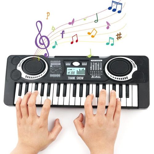 1PC Kids Piano Keyboard, 37 Keys Electronic Piano for Kids Portable Multi-Function Musical Instruments Birthday Toys for 3+