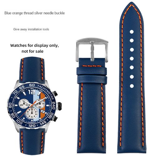 For TAG HEUER Nylon Strap 20mm 21mm 22mm 23mm 24mm Watch strap Formula F1 Aquaracer Carrera Blue Water Ghost Sport nylon band