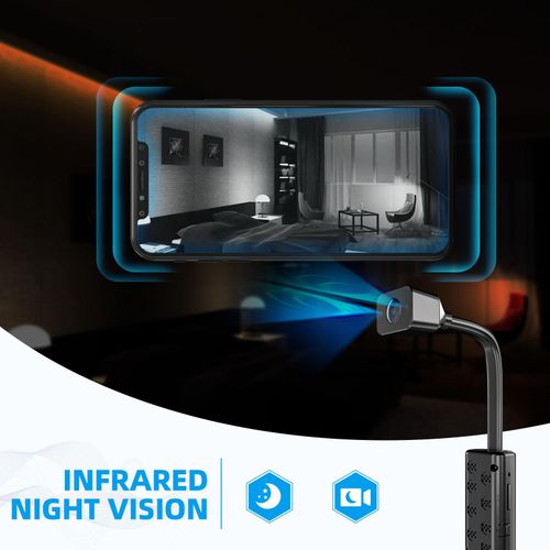 360 Flexible Mini WiFi USB Camera Night Vision 1080P Wireless IP Camera For Security