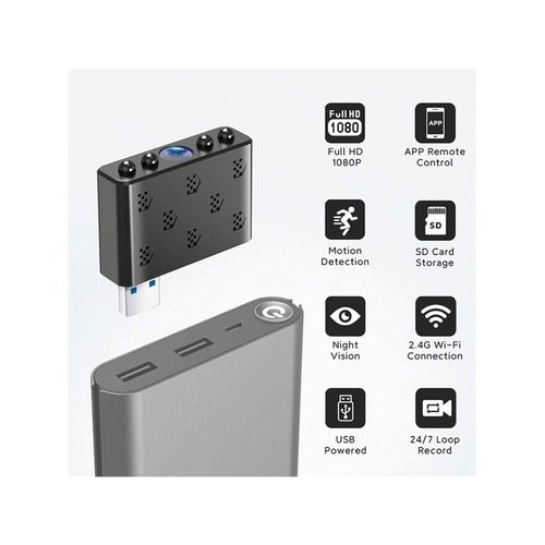 Mini Wireless Hidden USB Camera IP WIFI Remote Security