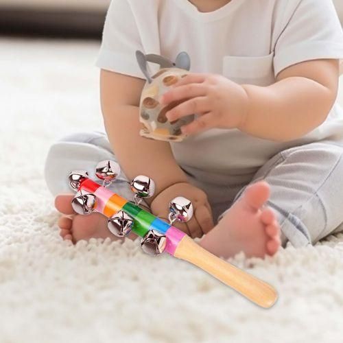 2Pcs Wooden Musical Instrument Playset Montessori Musical