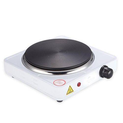 Solid Single Top Hot Plate - White
