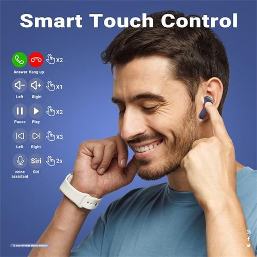 Air31 Headphones Wireless Bluetooth 5.3 Headphones Sports Gaming Headphones Noise Canceling Earbuds