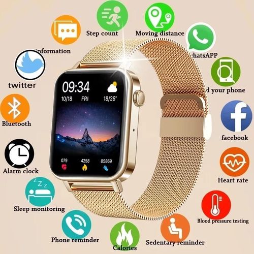 Y13 Lady's Business Bluetooth Smart Watch With 2 Pair Straps Sport Fit Healthy Monitor Android iOS Women Smartwatch Band