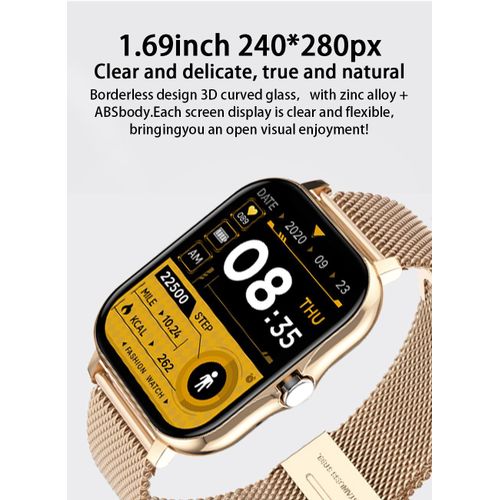 Y13 Lady's Business Bluetooth Smart Watch With 2 Pair Straps Sport Fit Healthy Monitor Android iOS Women Smartwatch Band