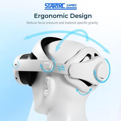 For Meta Quest 3 Strap Vr Accessories with Adjustable Elite Headstrap for Oculus Quest 3 Replacement Headset Accessory