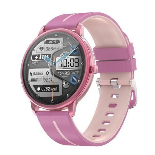 Smart Watch 1.43inch Round Full Touch Screen SmartWatch for Android iOS Phones Health Monitoring Intelligent Reminder Exercise Records