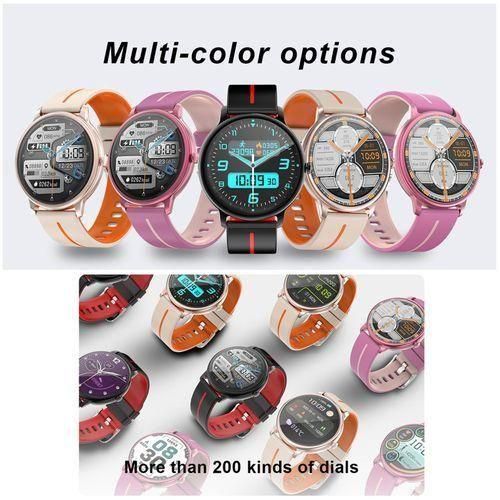 Smart Watch 1.43inch Round Full Touch Screen SmartWatch for Android iOS Phones Health Monitoring Intelligent Reminder Exercise Records